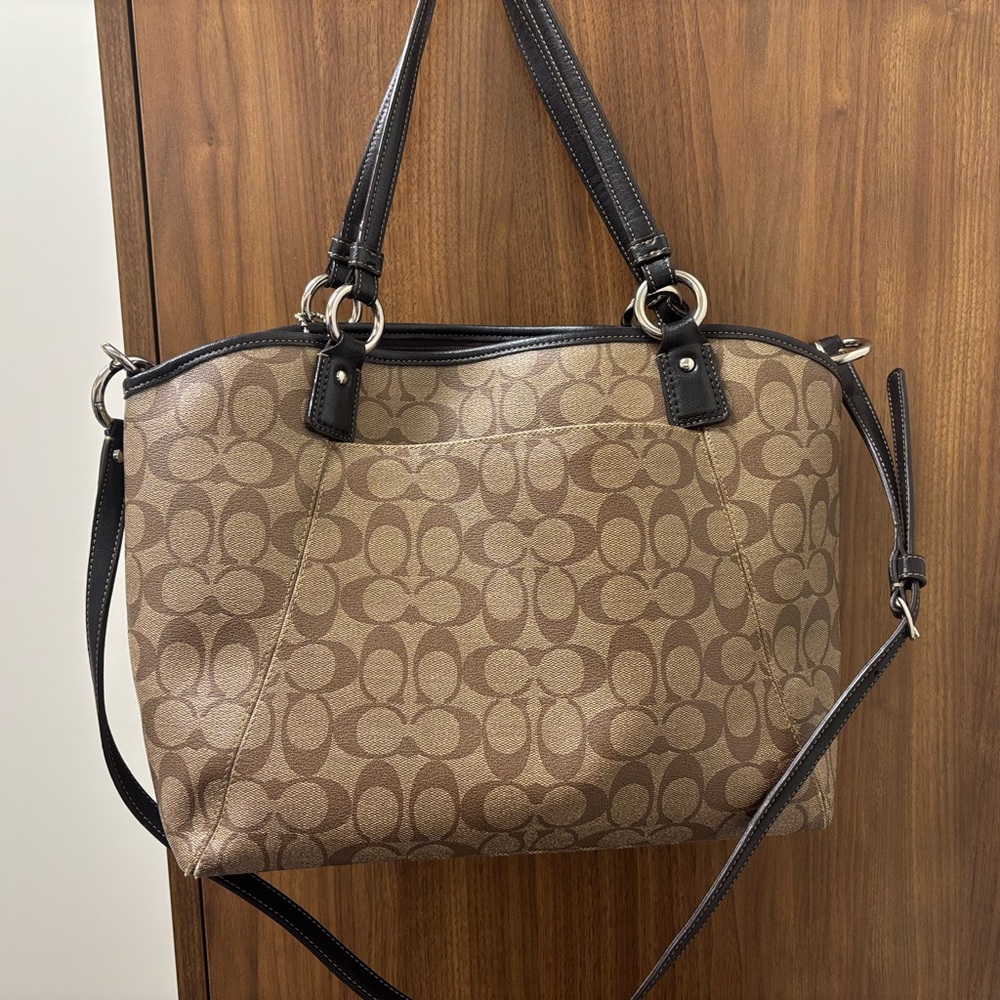 Coach Brown Signature Tote Bag - Picture 2 of 9